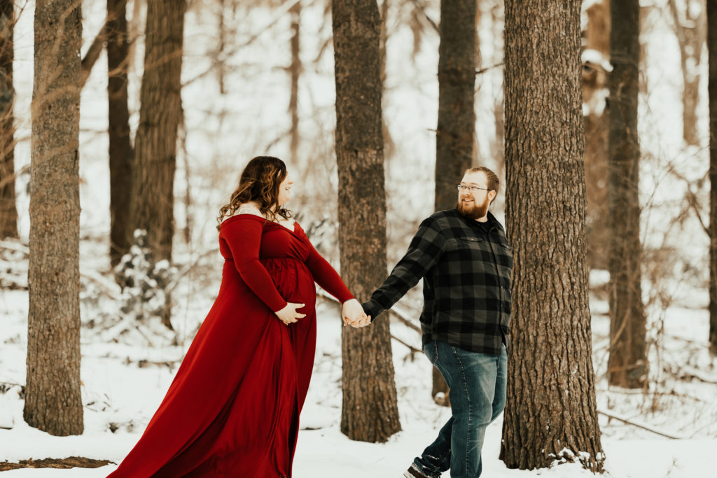 Katie & Michael's maternity session in Rochester, MN.